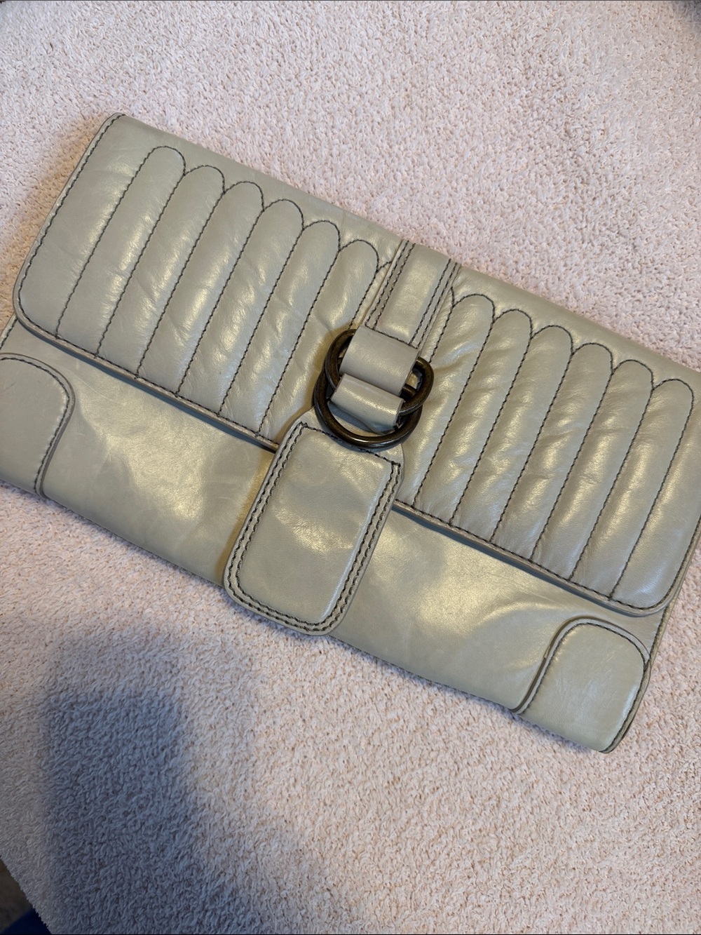 Kate Landry Leather Clutch